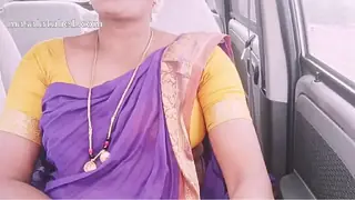 Desi MMS House maid car sex Telugu dirty talks. - Bistar Pe Masti