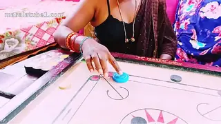 Hot Desi Full video. A carrom session led Bhabhi to flirt with her brother-in-law.Telugu dirty talks. - Raat Ki Kahani