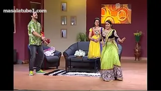 Hot Desi Mallu Serial Actress Chandana Mazha Actress Megna Hot Dance