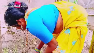 Trending Villege outdoor. Beautiful Big boobs village maid fucking with land owner. Telugu dirty talks.
